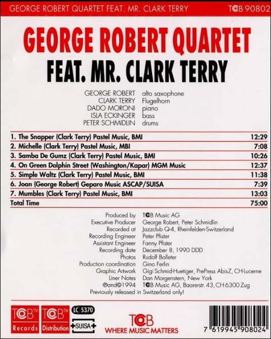 George Robert - George Robert quartet Feat. Mr. Clark Terry