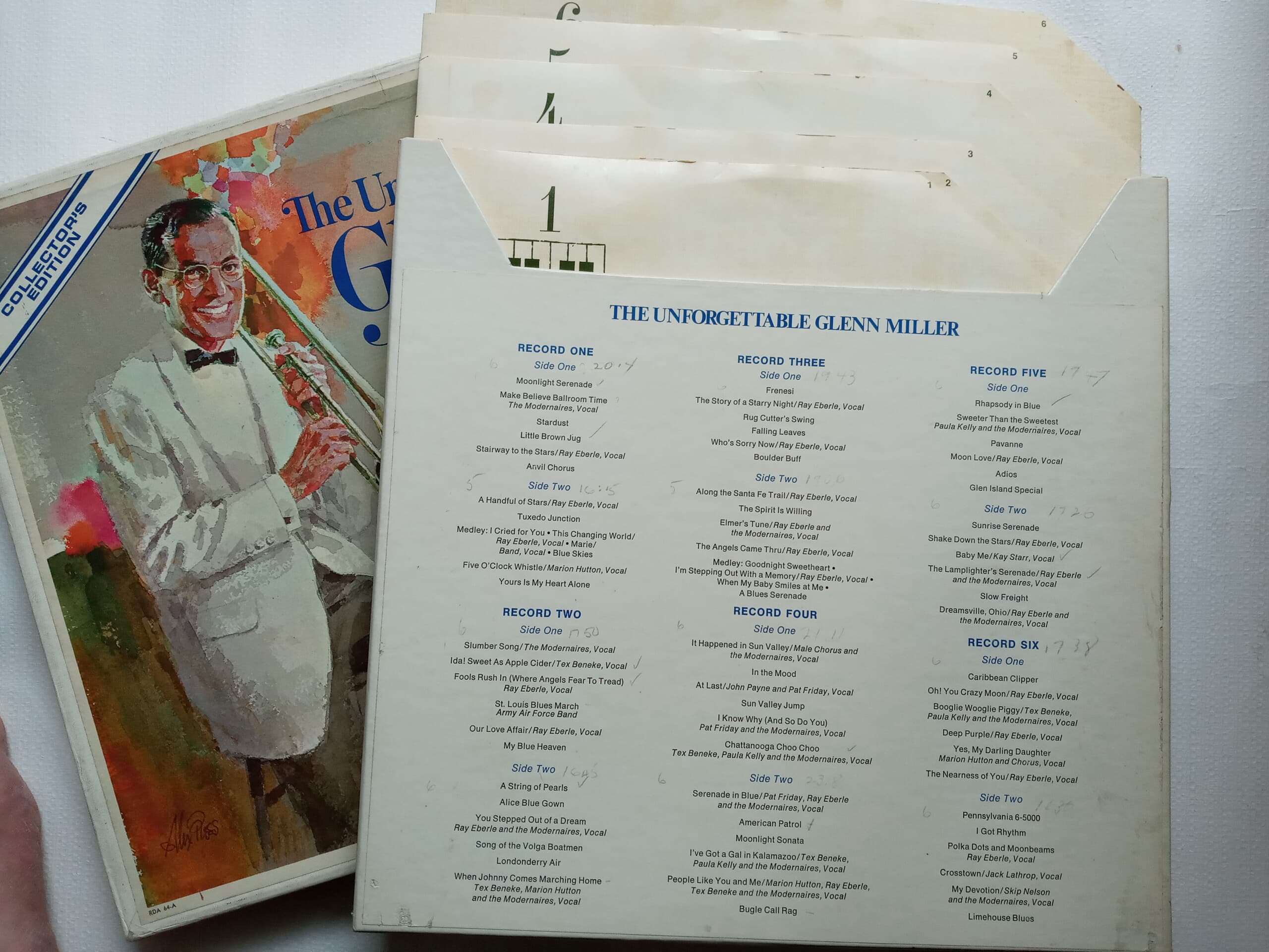 LP(수입) 글렌 밀러 Glenn Miller: The Unforgettable Glenn Miller 70 Of His Greatest Original Recordings(Box 6LP)