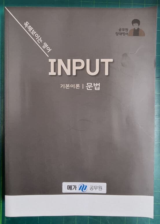 공무원 장대영어 INPUT 기본이론 | 문법 - 독해보이는 영어 / 메가공무원