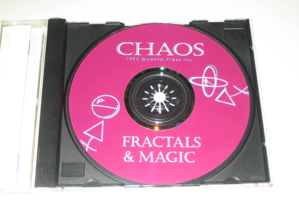 1993 quanta press inc,,,chaos fractals & magic CD-ROM