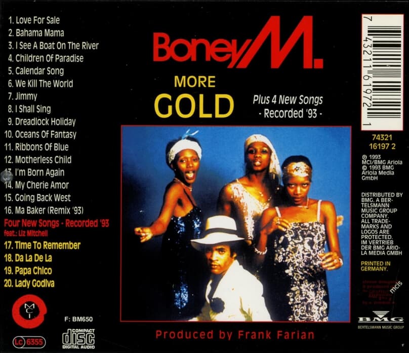 Boney M. - More Gold - 20 Super Hits Vol. II (독일반)