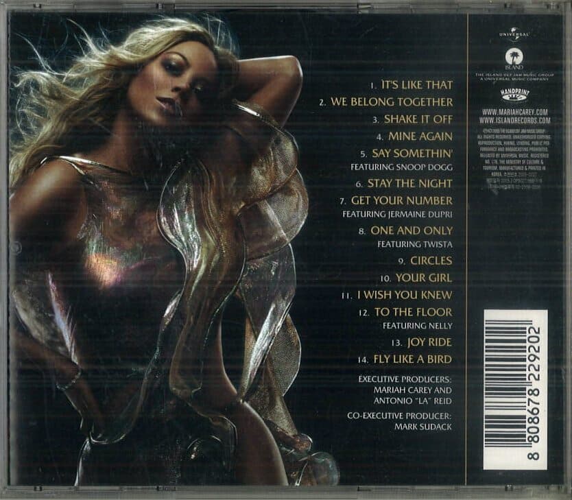 Mariah Carey (머라이어 캐리) - 10집 The Emancipation of Mimi