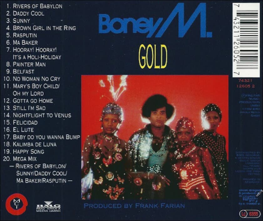 Boney M Gold - 20 Super Hits (독일반)