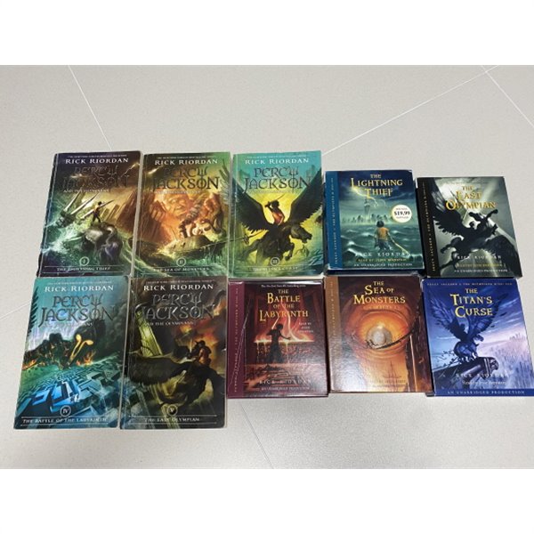 Percy Jackson and the Olympians 5 Book Paperback Boxed Set  (미국판)///cd1-5