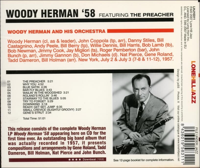 Woody Herman - Woody Herman And His Orchestra '58(유럽반)