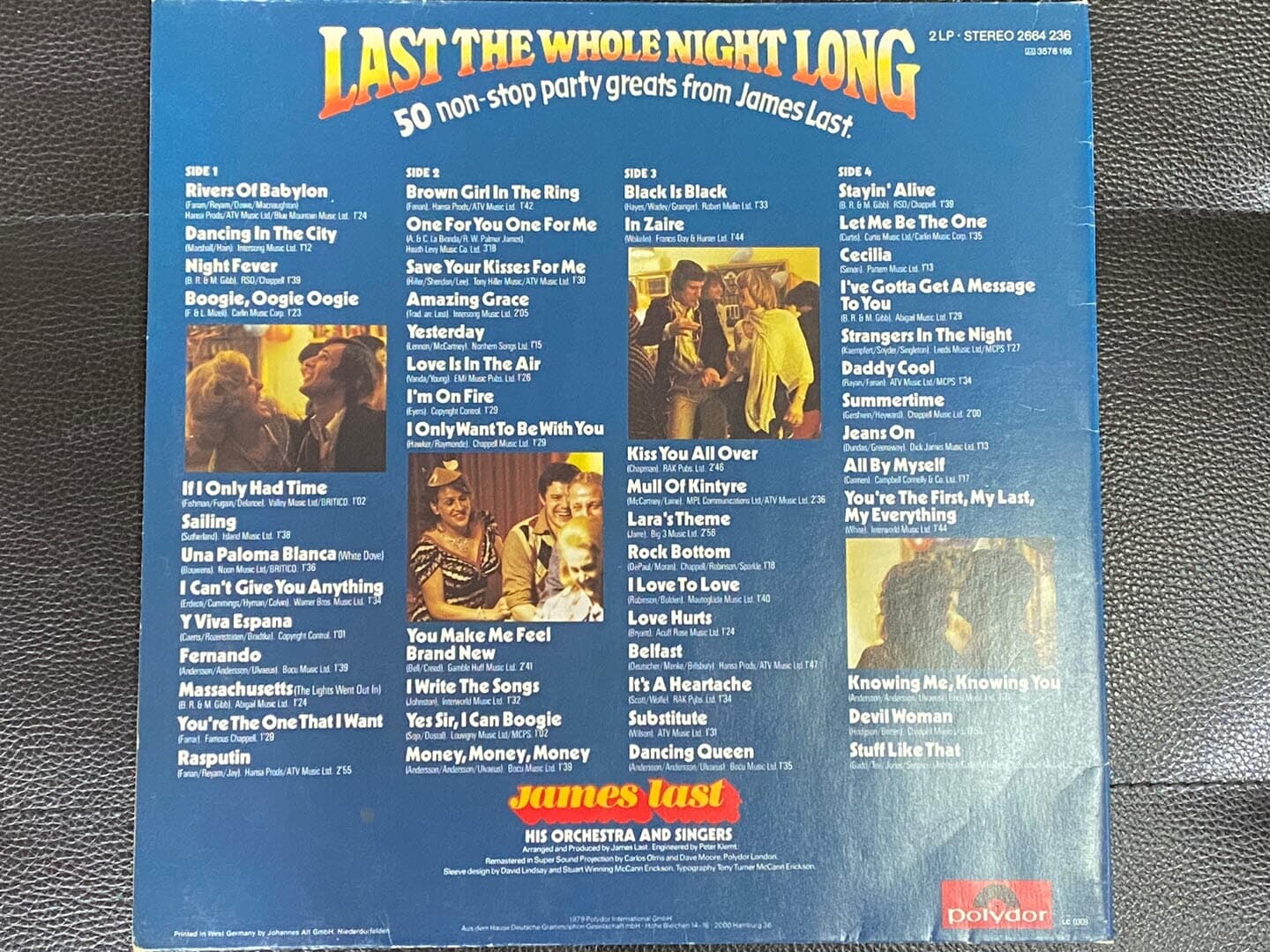 [LP] 제임스 라스트 - James Last - The Whole Night Long 2Lps [독일반]