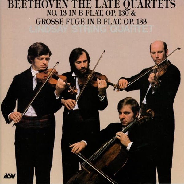 BEETHOVEN THE LATE QUARTETS VOL II - LINDSAY STRING QUARTET