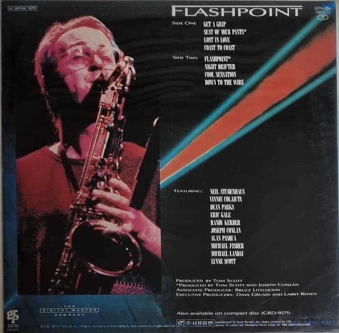 [미개봉LP] Tom Scott - Flashpoint