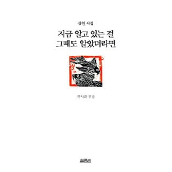 지금 알고 있는 걸 그때도 알았더라면  류시화 (지은이) | 열림원 | 1998년 12월