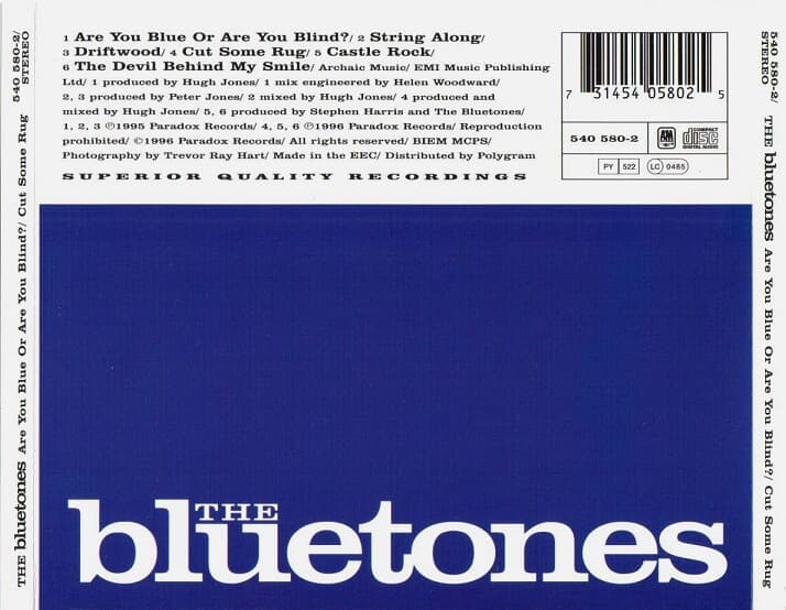 [수입] The Bluetones - Are You Blue Or Are You Blind? (EP)
