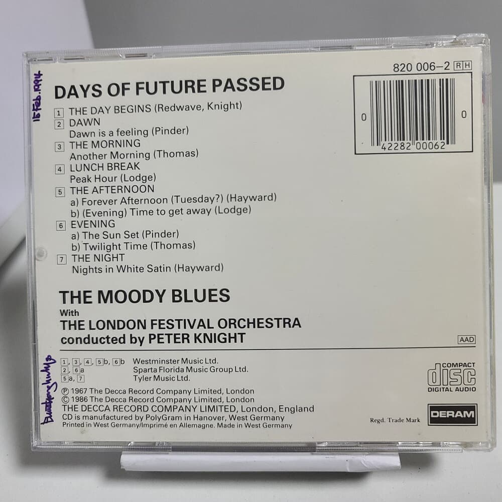 Moody Blues - Days of future and passed 