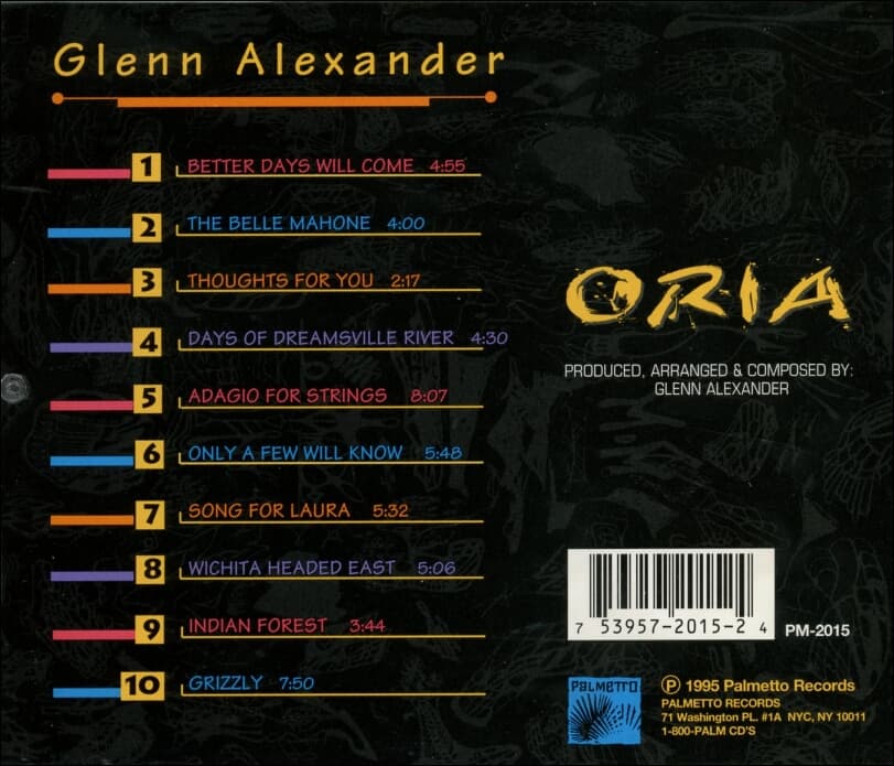 Glenn Alexander - Oria (미국반)