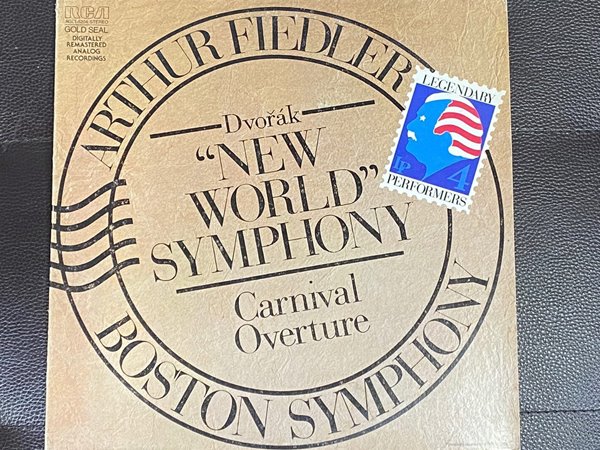 [LP] 아서 피들러 - Arthur Fiedler - Dvorak Sym No.9 New World Symphony LP [U.S반]