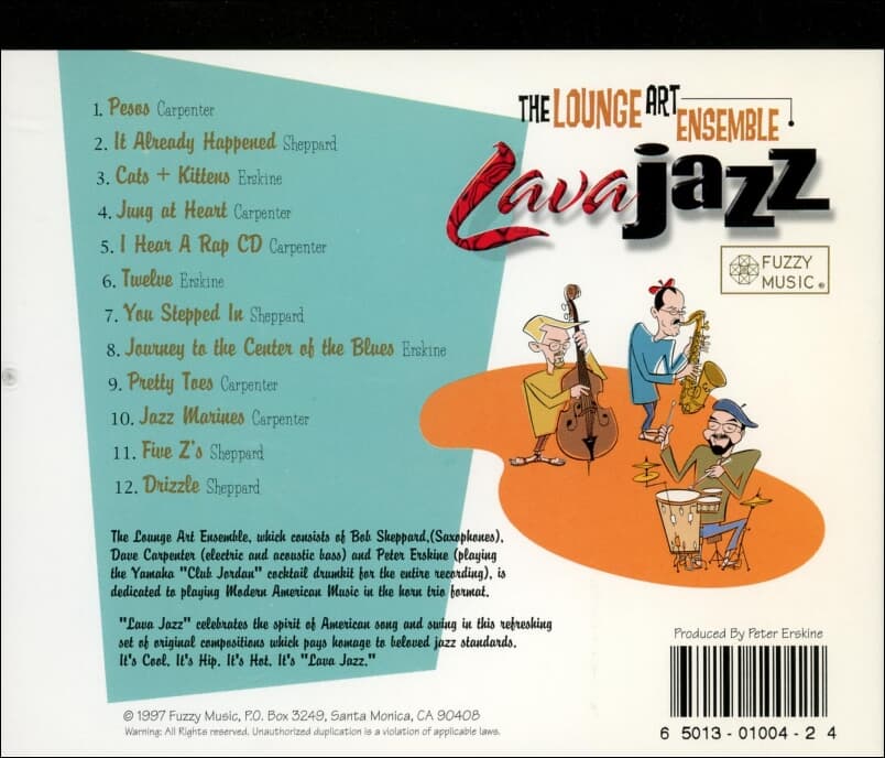 The Lounge Art Ensemble  -  Lava Jazz (미국반)