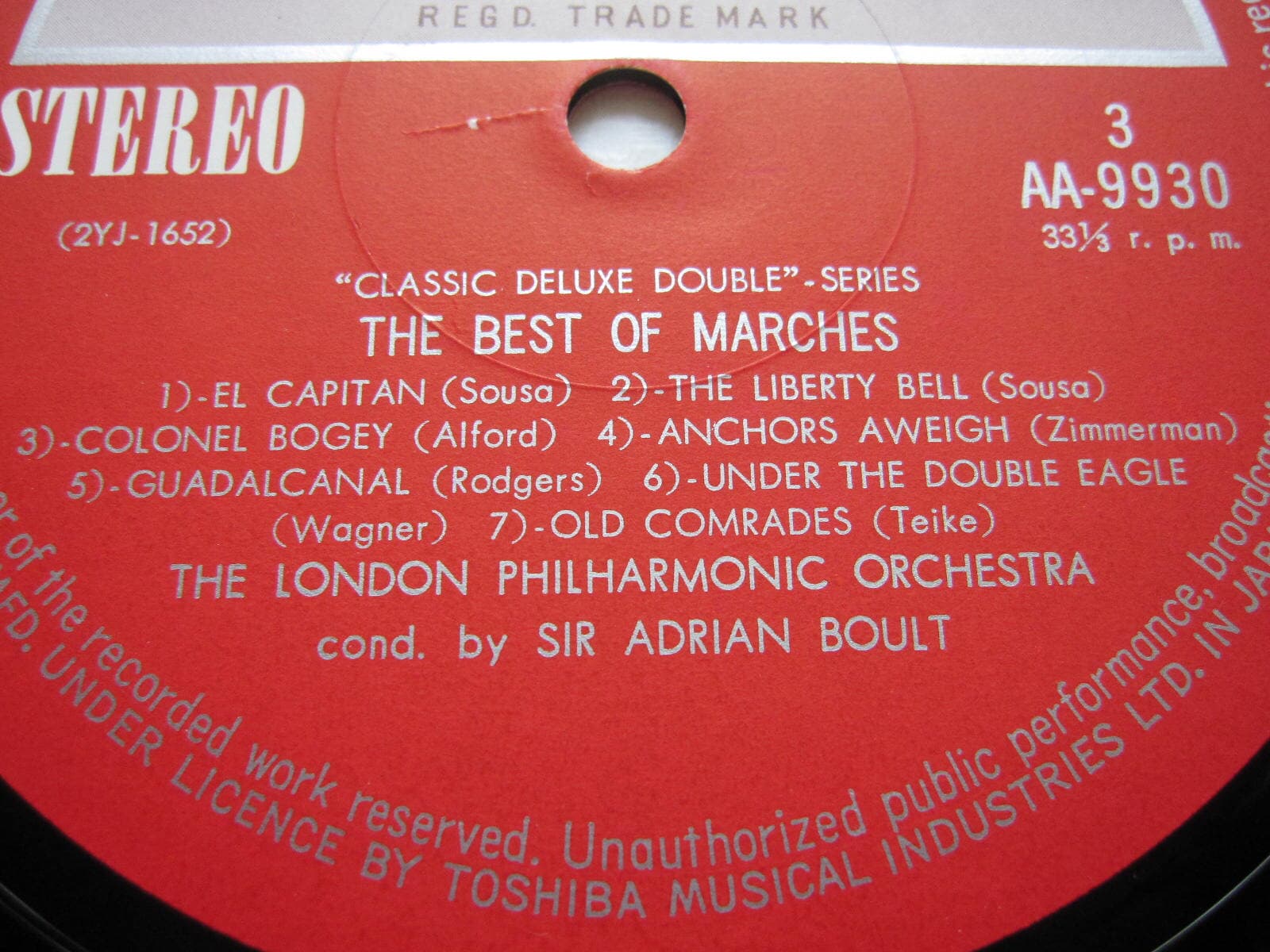 LP(수입) The Best of Marches - 아드리안 볼트/런던 필 외(GF 2LP)