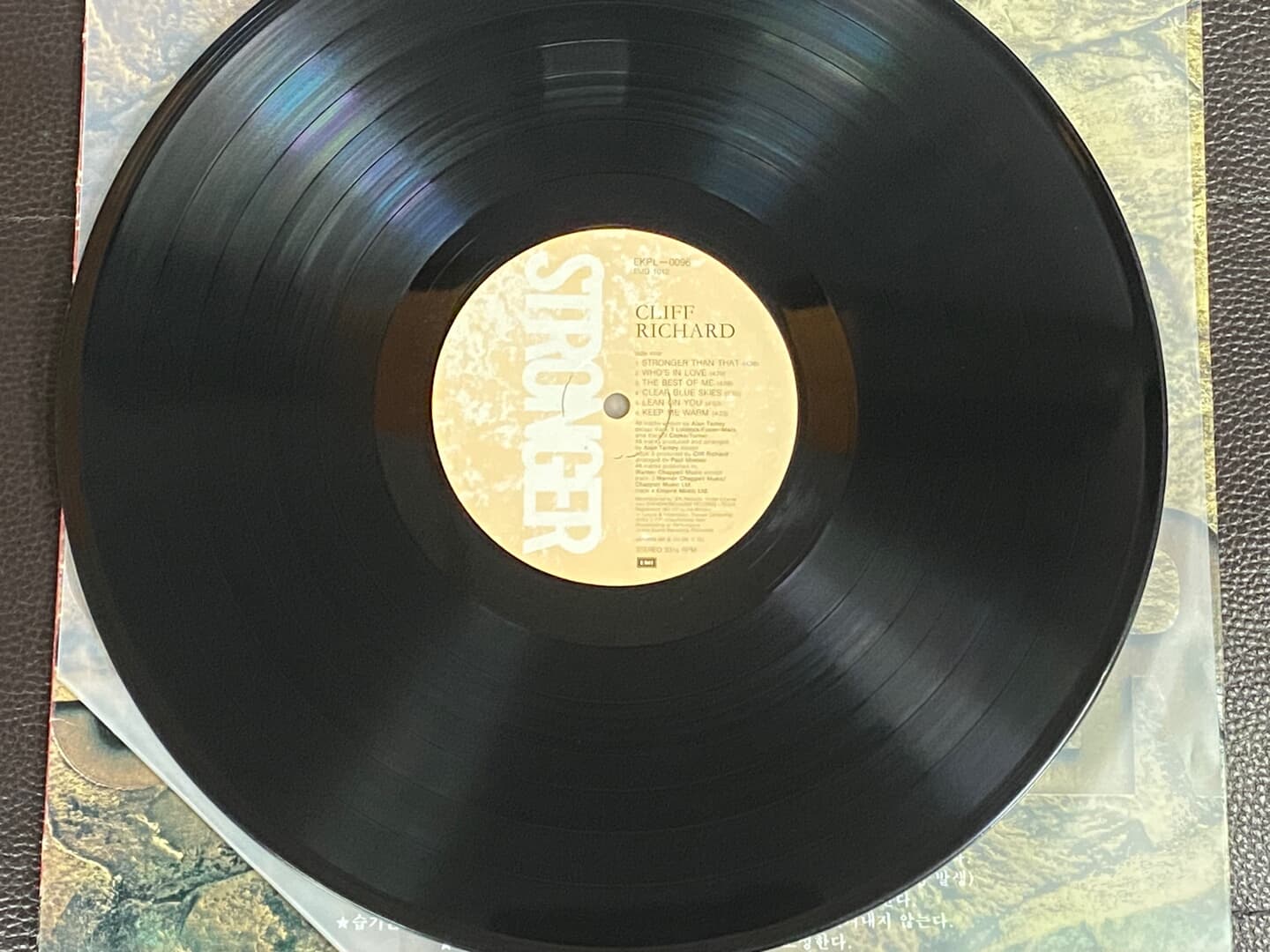[LP] 클리프 리차드 - Cliff Richard - Stronger LP [EMI/계몽사-라이센스반]