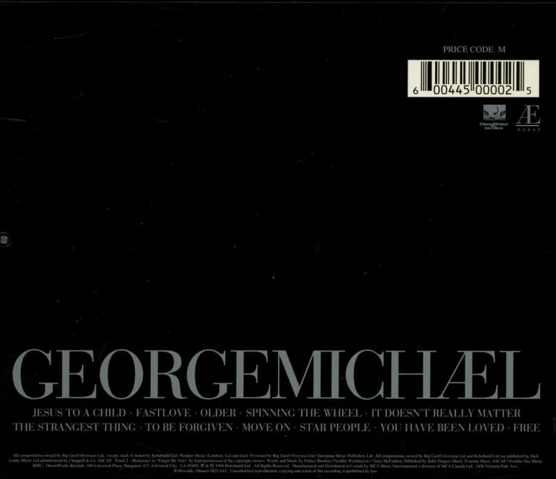 George Michael - Older (Canada반)