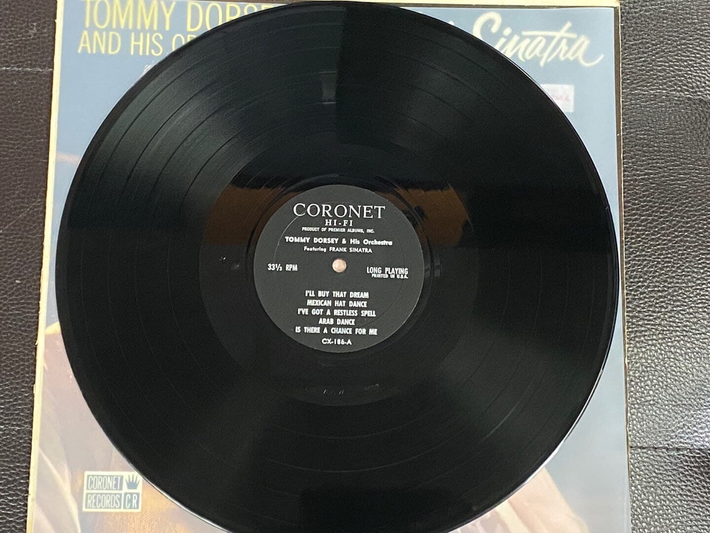 [LP] 토미 도시 & 프랭크 시나트라 - Tommy Dorsey & Frank Sinatra - And His Orchestra LP [U.S반]