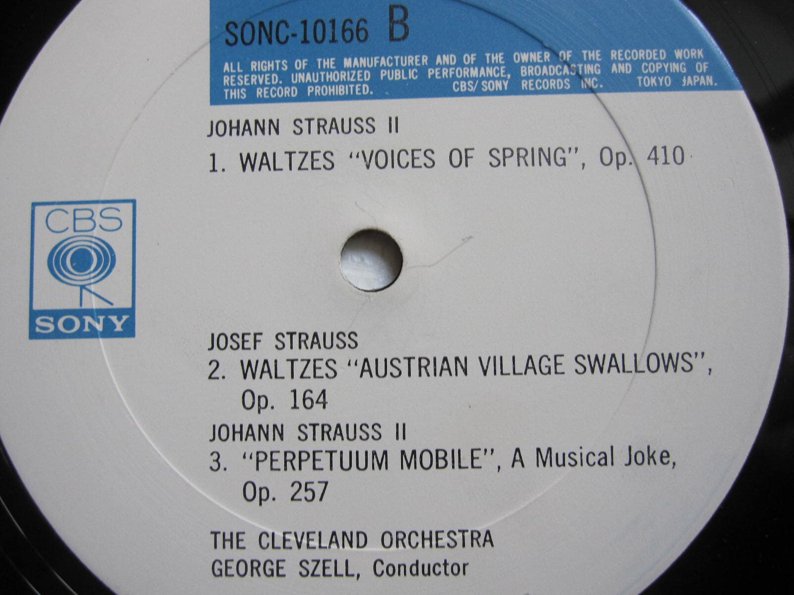 LP(수입) 요한, 요셉 슈트라우스: Magic of Vienna - 조지 셀 / 클리블랜드 관현악단  