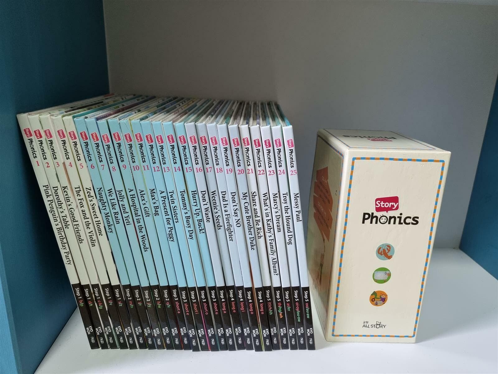 STORY PHONICS 전25권 + CD + 서비스책 -- 상세사진 올림