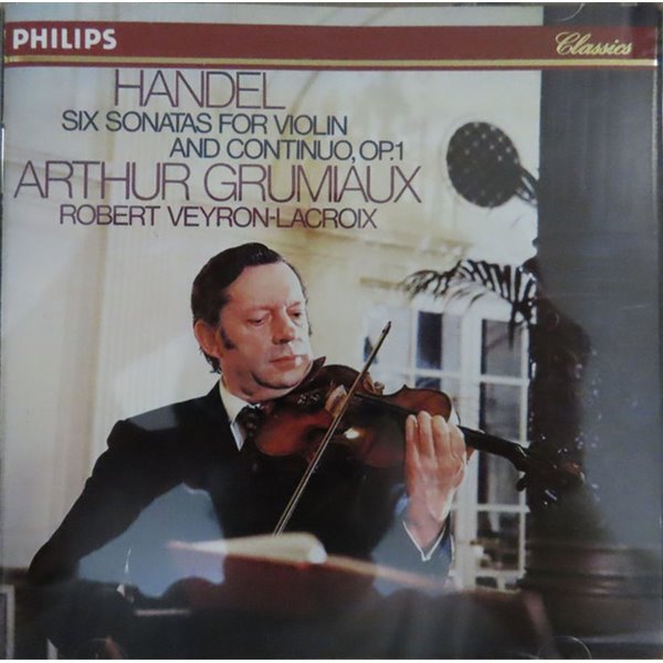 [중고샵] Handel : 6 Sonatas For Violin And Continuo, Op.1 : Arthur ...