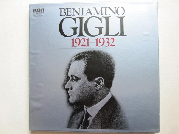 LP(수입) 베냐미노 질리 Beniamino Gigli: Beniamino Gigli 1921-1932(Box 5LP)