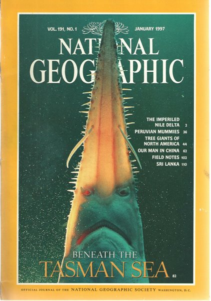 [수입] National Geographic Vol. 191, No. 1-6, Vol. 192, No. 1-6. 내셔널 지오그래픽 1997년 1월-12월 총12권