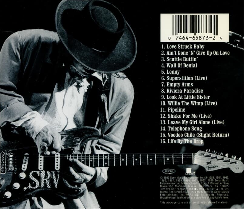Stevie Ray Vaughan & Double Trouble - The Real Deal Greatest Hits Volume 2 (US반)