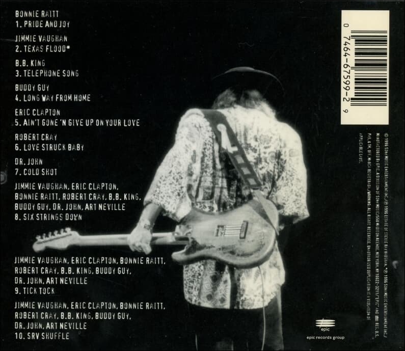 A Tribute To Stevie Ray Vaughan  - V.A (US반)