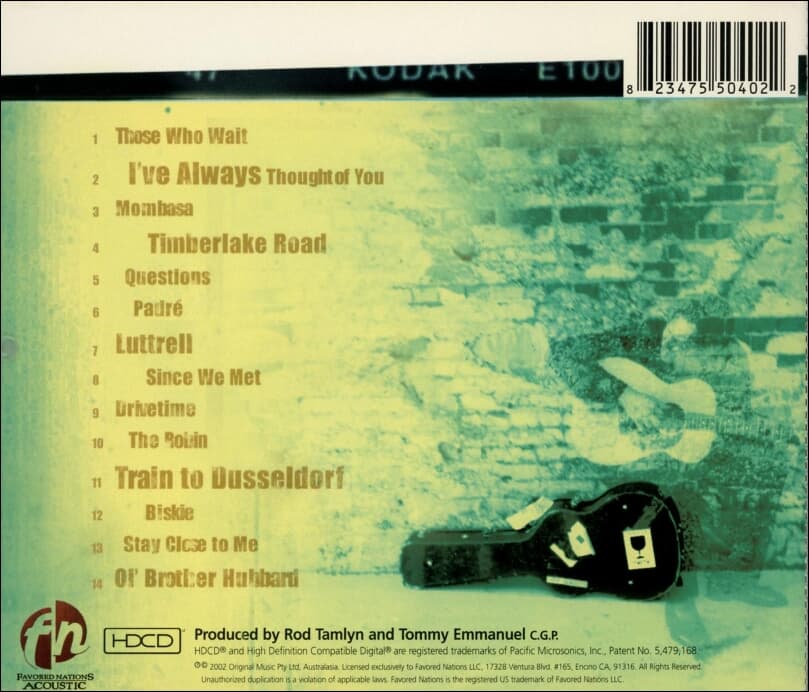 Tommy Emmanuel - Only (HDCD) (US반)