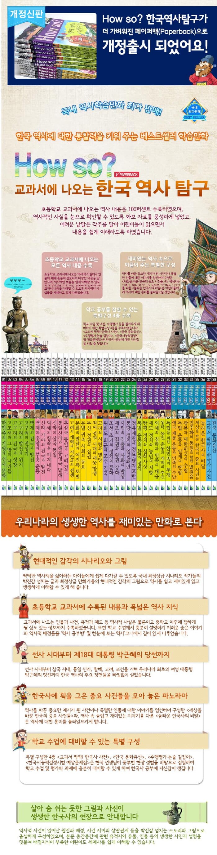 [2021년 출고] 한국헤르만헤세 개정신판 HOW SO 한국역사탐구 / 전40권 / 박스 미개봉 완전 새상품