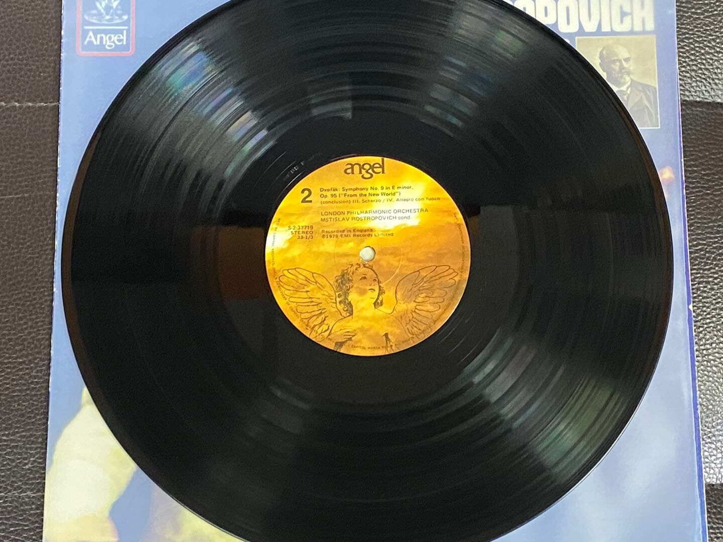 [LP] 로스트로포비치 - Rostropovich - Dvorak No.9 In E Minor "From The New World" LP [U.S반]