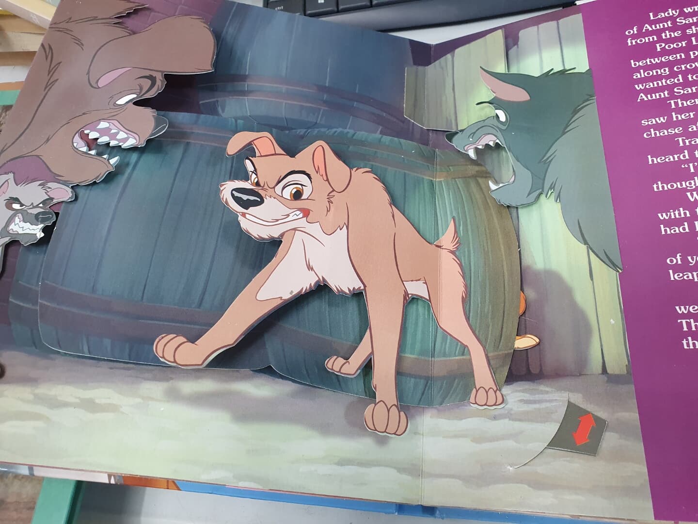 Lady an the TRAMP Pop-Up Storybook walt disneys 레이디와 트램프 디즈니 팝업 이야기책