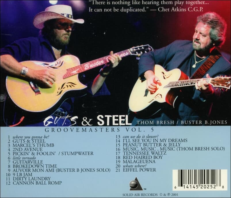 Thom Bresh& Buster B Jones - Guts & Steel  Groovemasters Vol. 5(US반)
