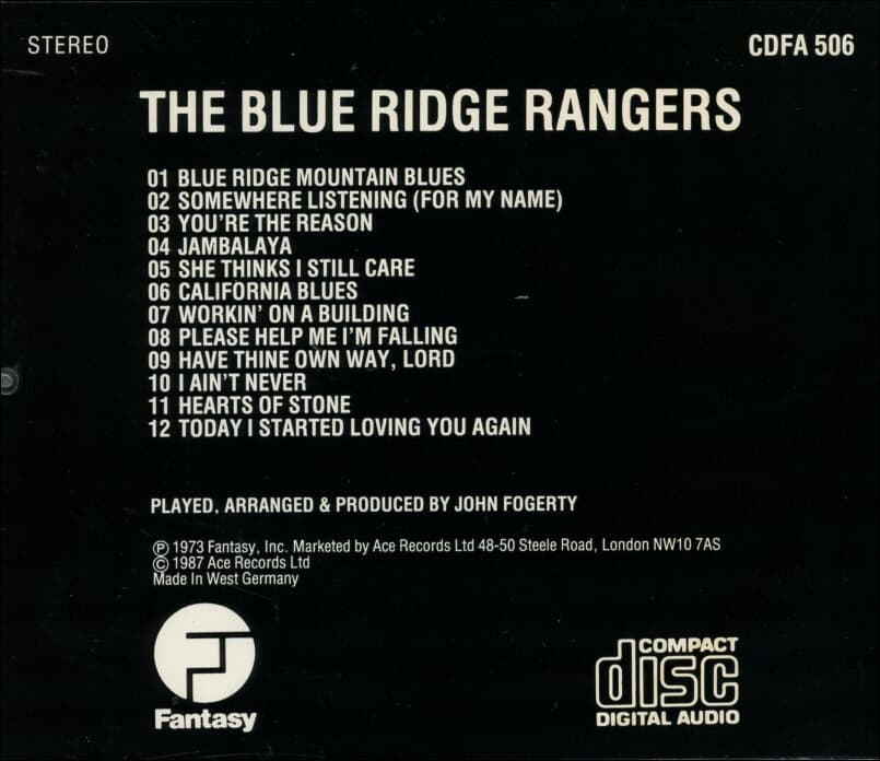 John Fogerty(존 포거티) - The Blue Ridge Rangers  (독일반) 