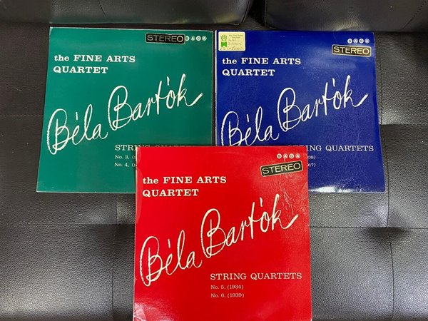 [LP] Fine Arts Quartet - Bartok Complete String Quartets 3Lps [U.K반]