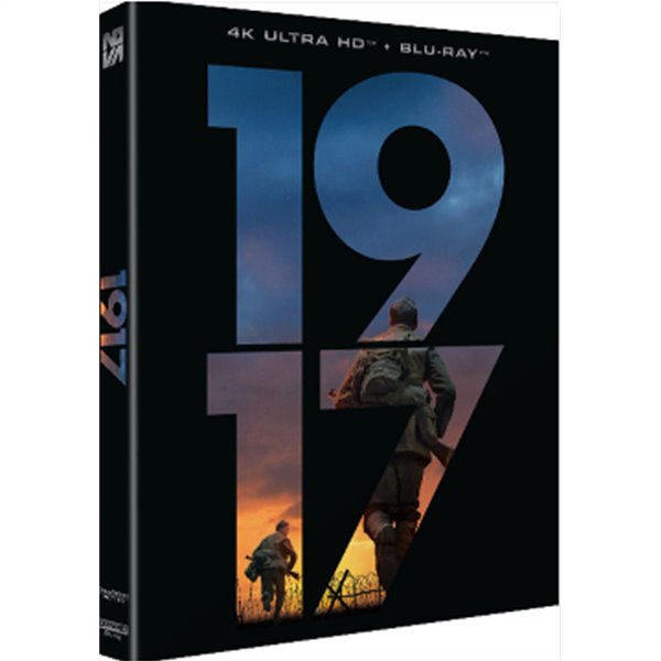 1917(2Disc 4K+2D 스카나보 풀슬립 일반판):블루레이