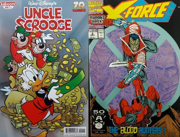 Disney&#39;s Uncle Scrooge 404  /  X-FORCE #2