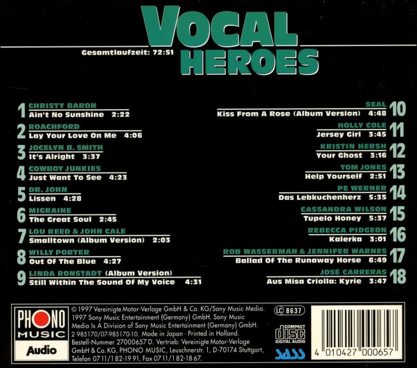 Vocal Heroes - (GOLD CD) 오디오파일_CD (독일반)