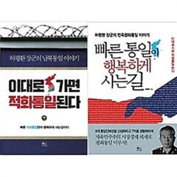 이대로 가면 적화통일된다 + 빠른 통일이 행복하게 사는 길 /(두권/허평환)