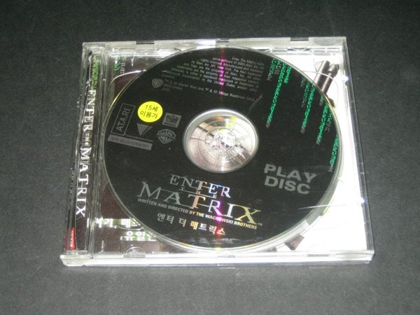 엔터 더 매트릭스 (Enter The Matrix) 게임CD,,,2CD