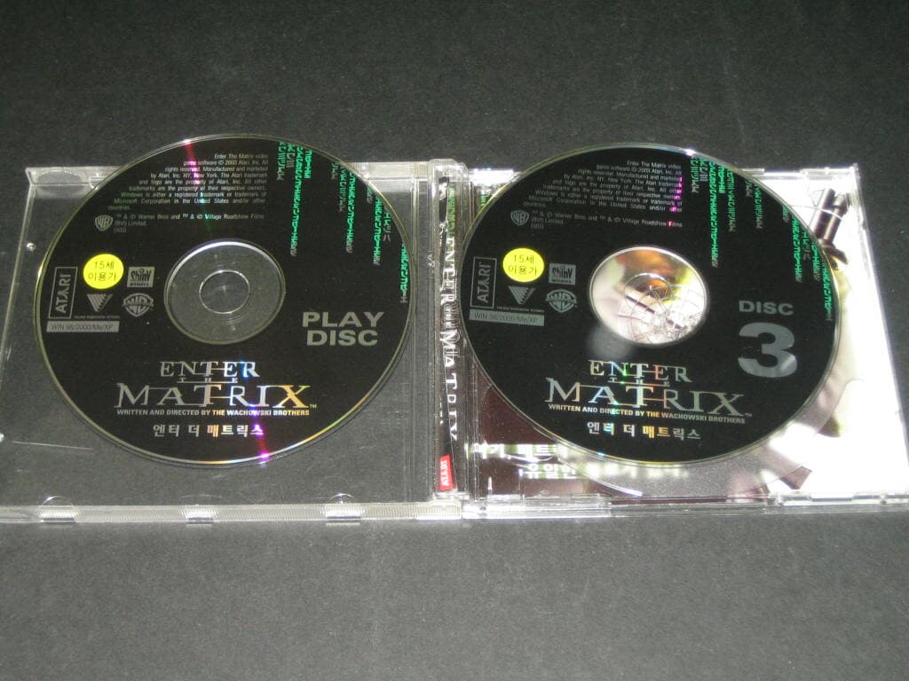 엔터 더 매트릭스 (Enter The Matrix) 게임CD,,,2CD