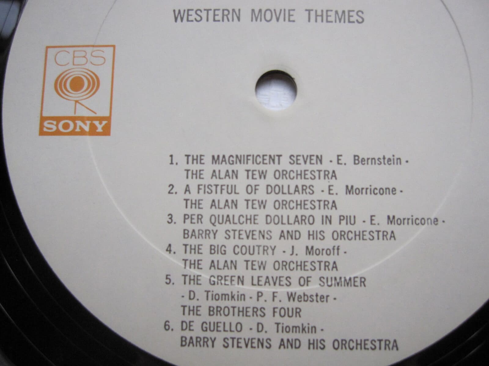 LP(수입) Western Movie Themes - Barry Stevens And His Orchestra