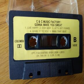 C&C MUSIC FACTORY GONNA MAKE YOU SWEAT 카세트테이프