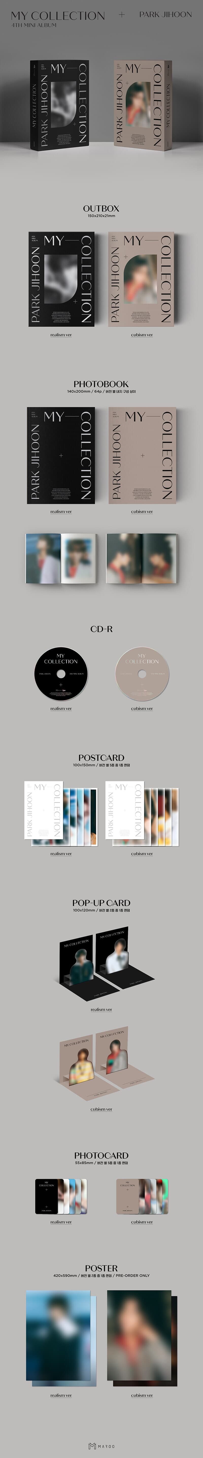 [미개봉] 박지훈 / My Collection (4th Mini Album) (Realism/Cubism Ver. 랜덤 발송