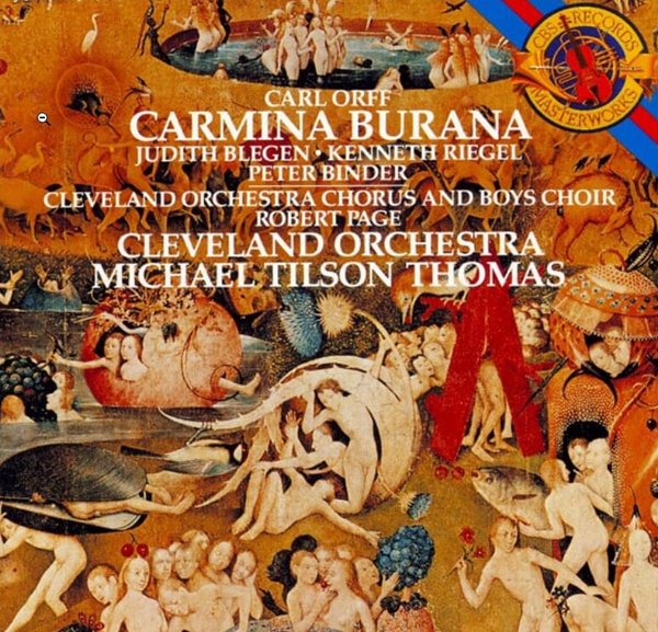 Carl Orff : Carmina Burana  / Tilson Thomas - Cleveland Orchestra (일본반)