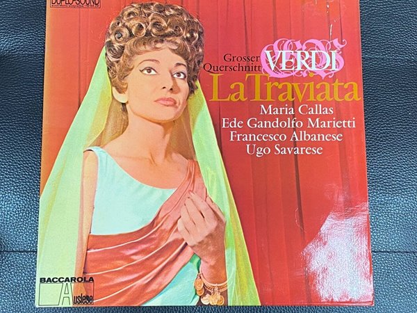 [LP] 마리아 칼라스 - Maria Callas - La Traviata LP [독일반] 