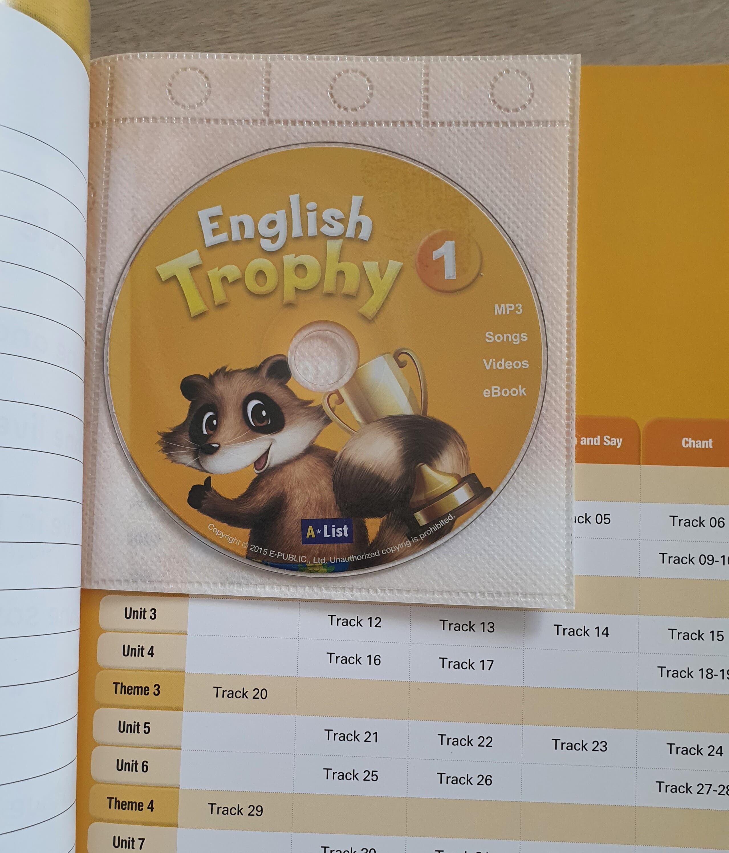English Trophy 1 : Student Book with Workbook (with App)