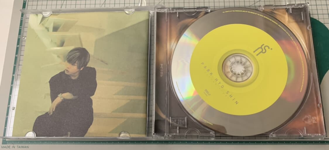 박효신 2집 초판 CD 형광색알판