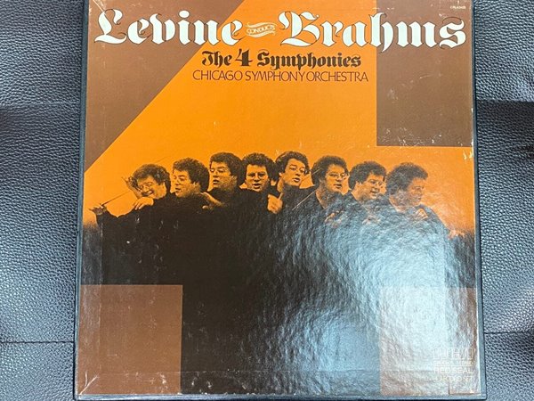 [LP] 제임스 레바인 - James Levine - Brahms The 4 Symphonies 4Lps [U.S반]